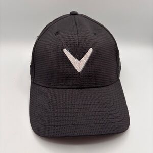 Callaway Mack Embroidered Logo Black/White Baseball Cap Golfing Hat